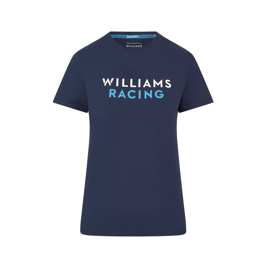 Williams Racing F1 Women's Logo T-Shirt - Navy T-shirts Williams Racing 