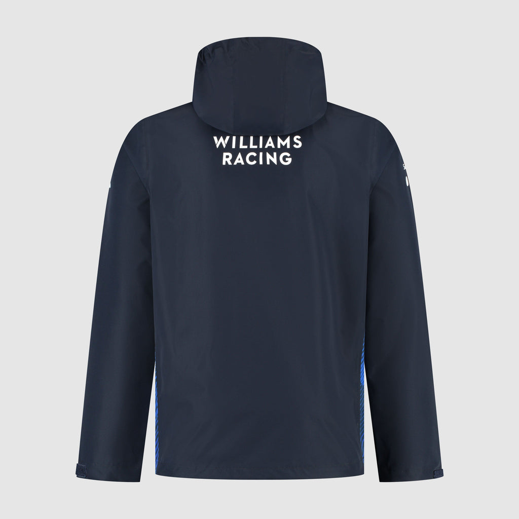 Williams Racing F1 2025 Men's Team Rain Jacket - Navy Jackets Williams Racing 