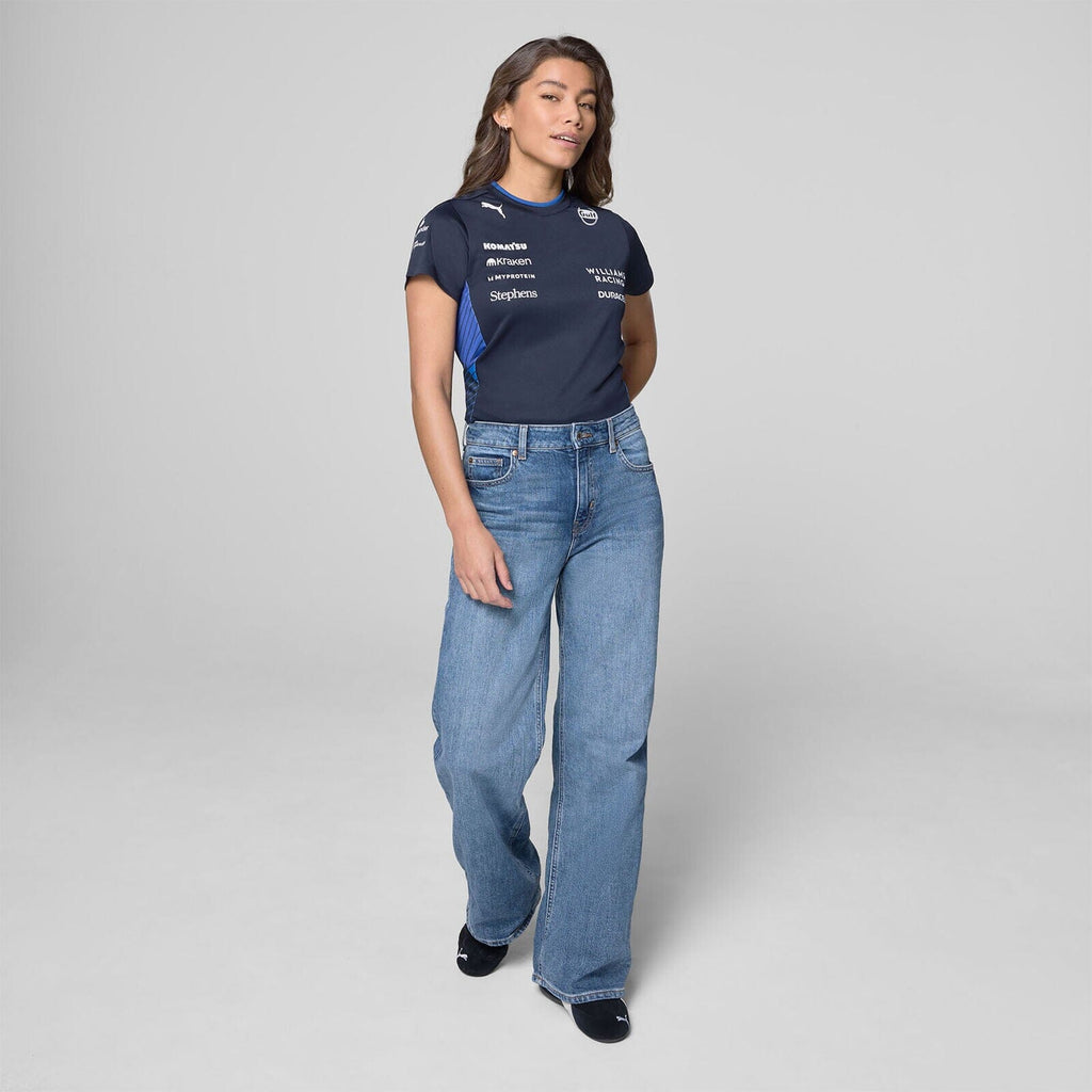Williams Racing F1 2025 Women's Team T-Shirt - Navy T-shirts Williams Racing 