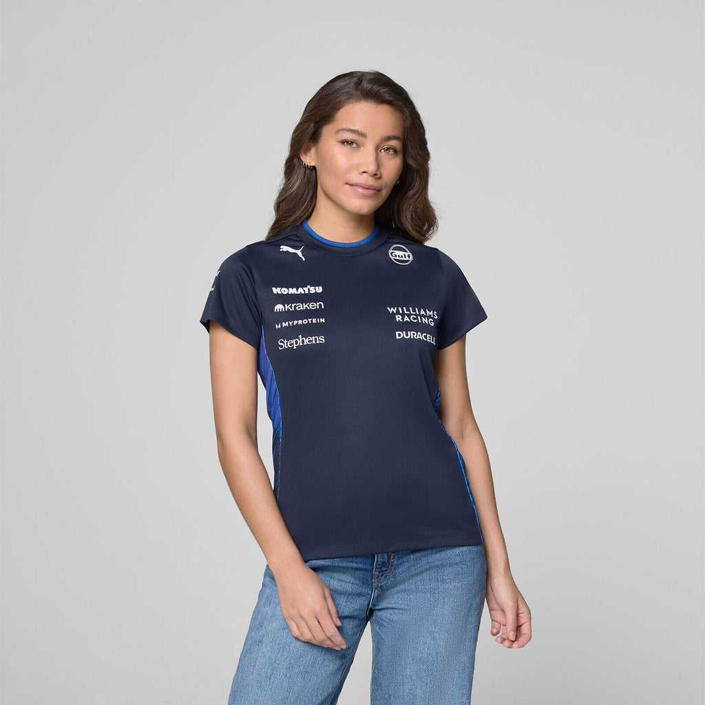 Williams Racing F1 2025 Women's Team T-Shirt - Navy T-shirts Williams Racing 