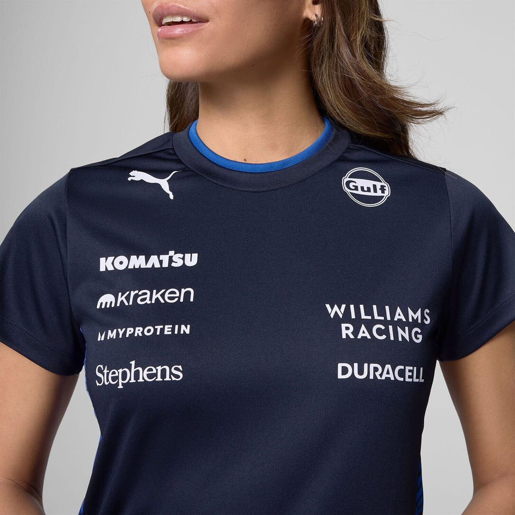 Williams Racing F1 2025 Women's Team T-Shirt - Navy T-shirts Williams Racing 