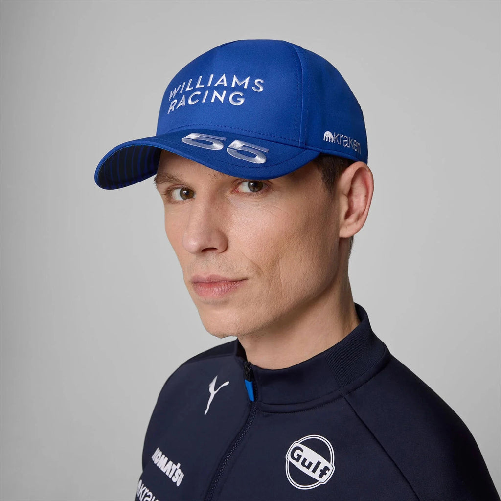 Williams Racing F1 2025 Carlos Sainz Blue Team Hat - Adult/Kids Hats Williams Racing 