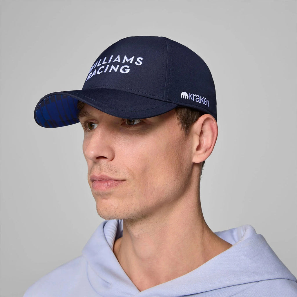 Williams Racing F1 2025 Team Baseball Hat - Navy Hats Williams Racing 