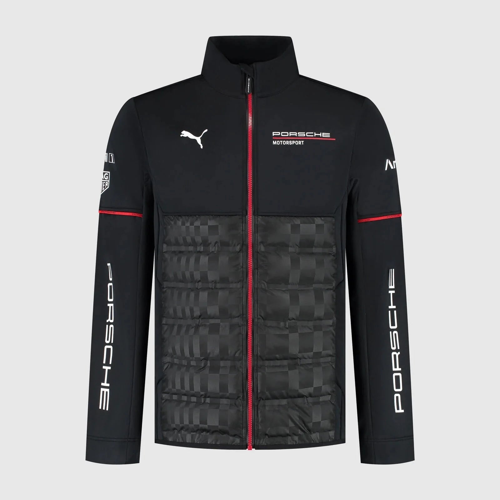 Porsche Motorsport Team Hybrid Jacket - Black Jackets Porsche 