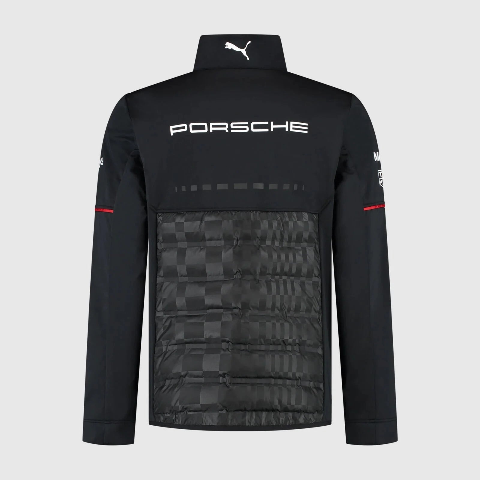 Porsche Motorsport Team Hybrid Jacket - Black – CMC Motorsports® Porsche Motorsport Team Hybrid Jacket - Black – CMC Motorsports®