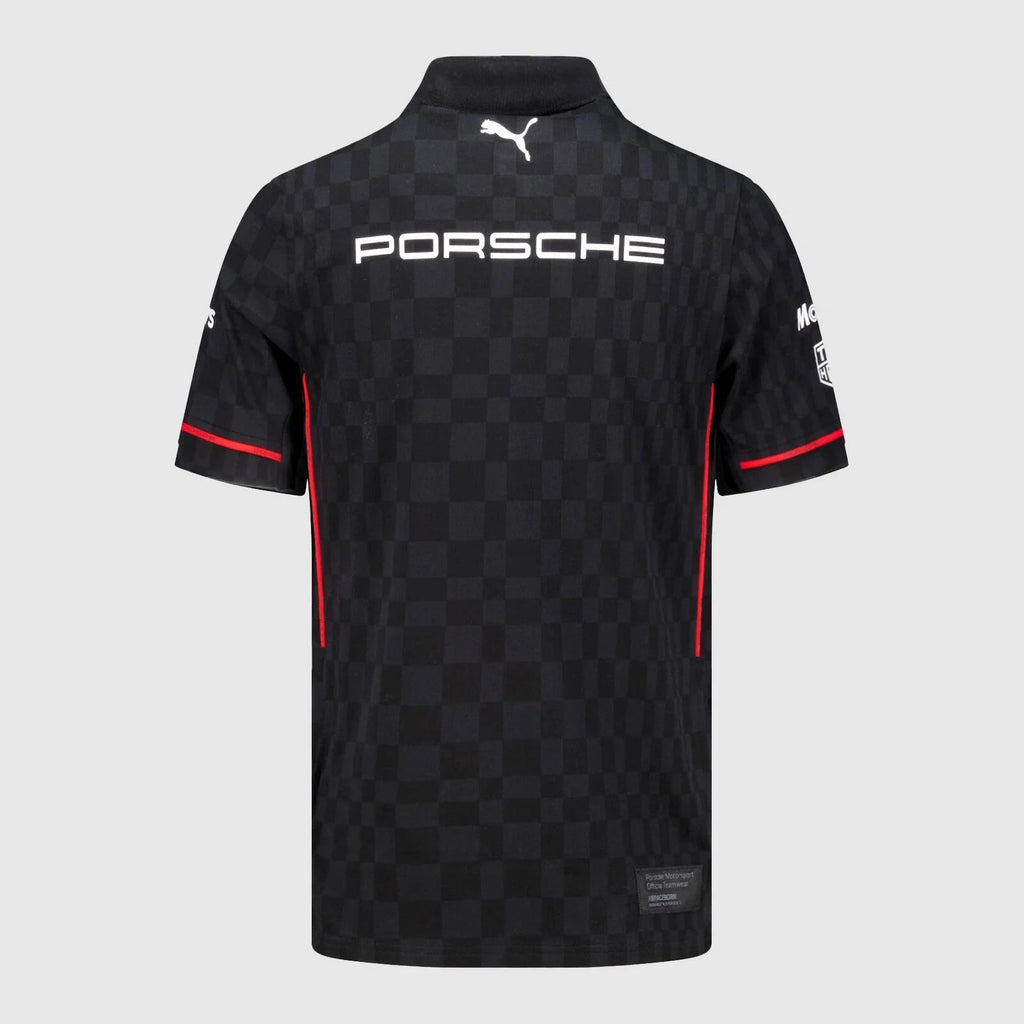 Porsche Motorsport Men's Team Polo Shirt - Black Polos Porsche 