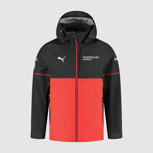 Porsche Motorsport Team Rain Jacket - Black – CMC Motorsports®