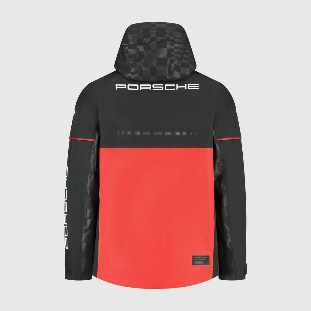 Porsche Motorsport Team Rain Jacket - Black Jackets Porsche 
