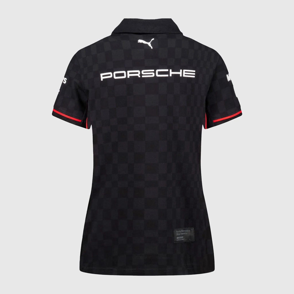 Porsche Motorsport Women's Team Polo Shirt - Black Polos Porsche 