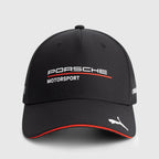 Porsche Motorsport Team Hat - Black/White/Red Hats Porsche 