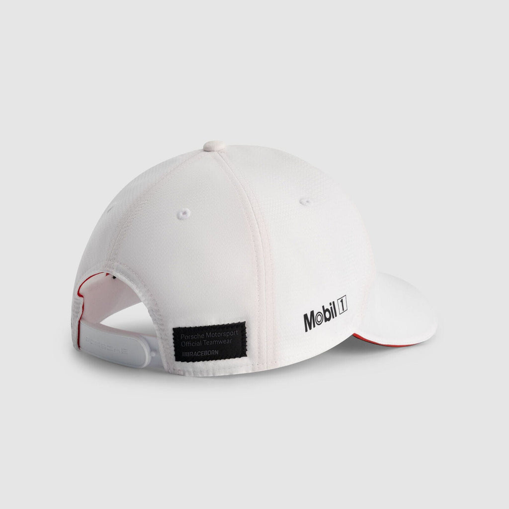 Porsche Motorsport Team Hat - Black/White/Red Hats Porsche 