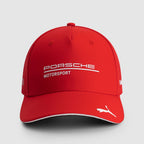 Porsche Motorsport Team Hat - Black/White/Red Hats Porsche 