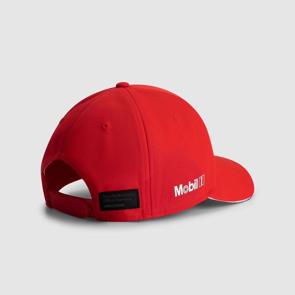 Porsche Motorsport Team Hat - Black/White/Red Hats Porsche 