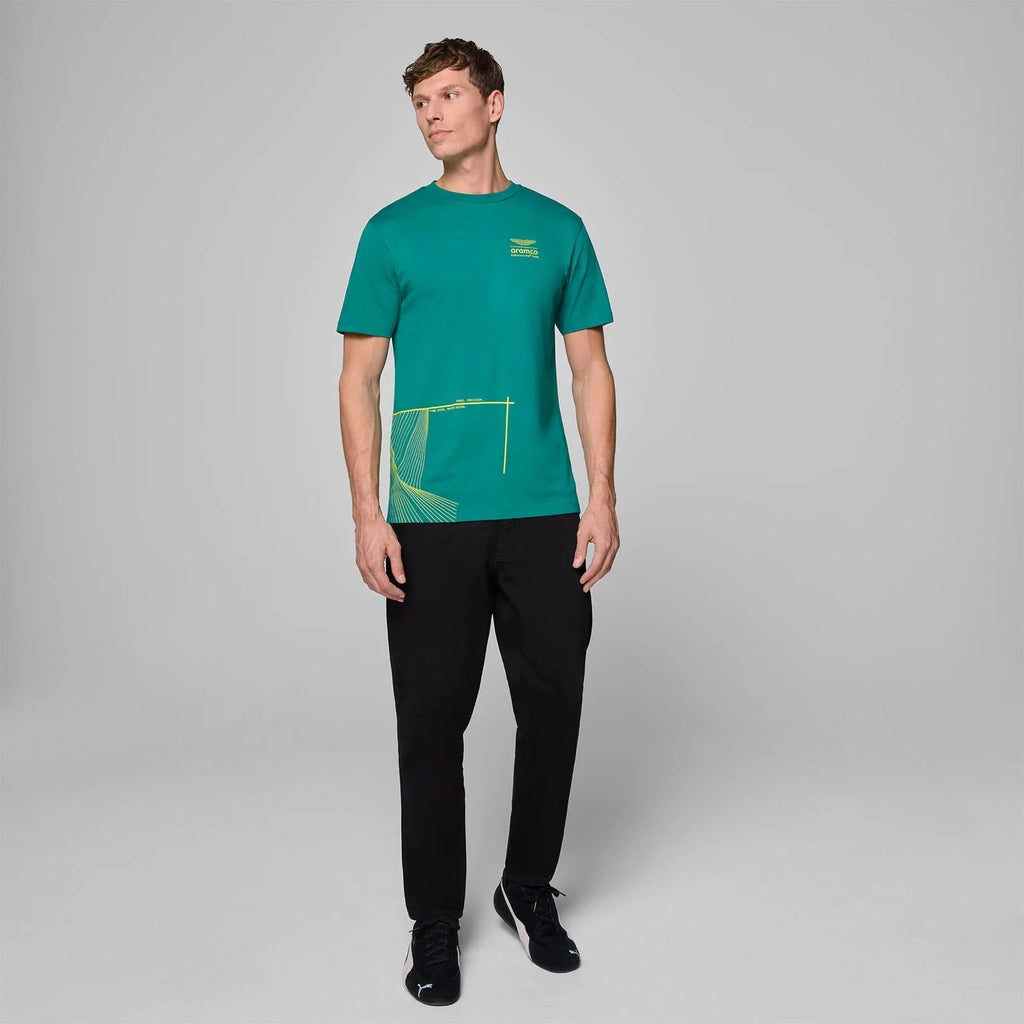 Aston Martin F1 Men's Graphic T-Shirt - Green T-shirts Aston Martin F1 