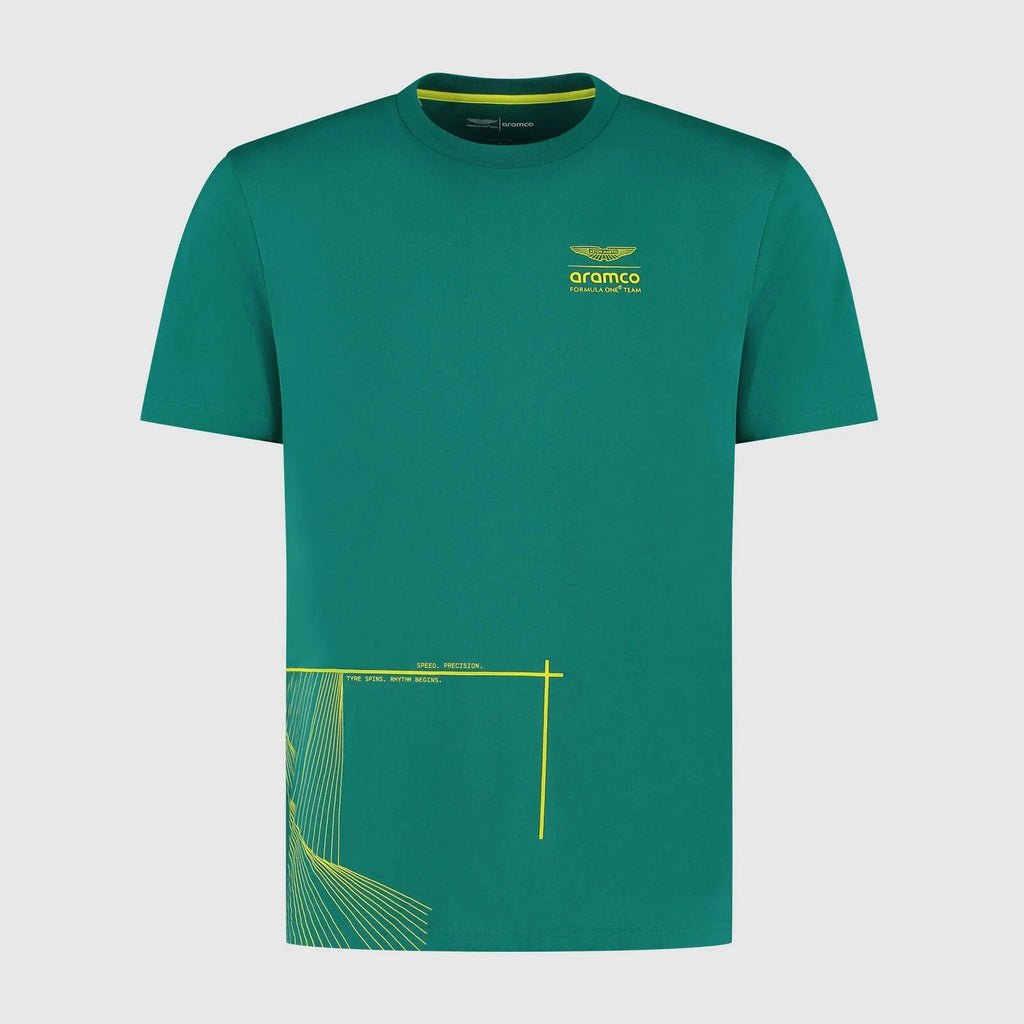 Aston Martin F1 Men's Graphic T-Shirt - Green T-shirts Aston Martin F1 
