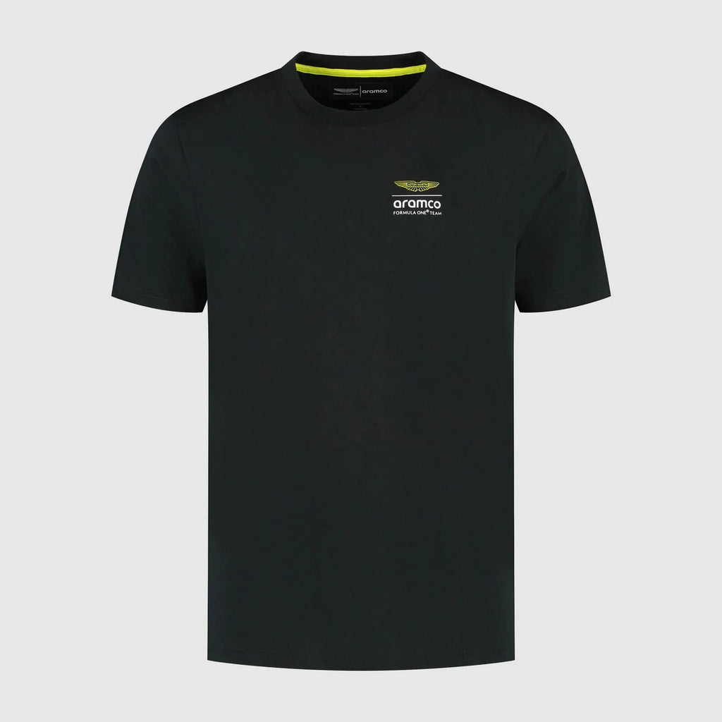 Aston Martin F1 Tech Men's Wireframe Graphic T-Shirt - Black T-shirts Aston Martin F1 