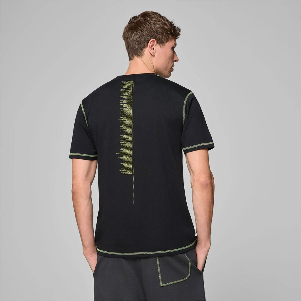 Aston Martin F1 Men's Data Graphic T-Shirt - Black T-shirts Aston Martin F1 