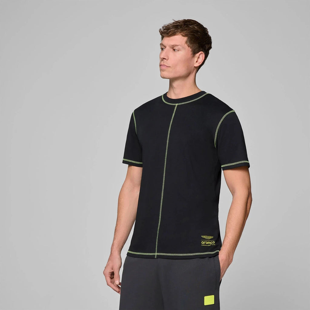 Aston Martin F1 Men's Data Graphic T-Shirt - Black T-shirts Aston Martin F1 