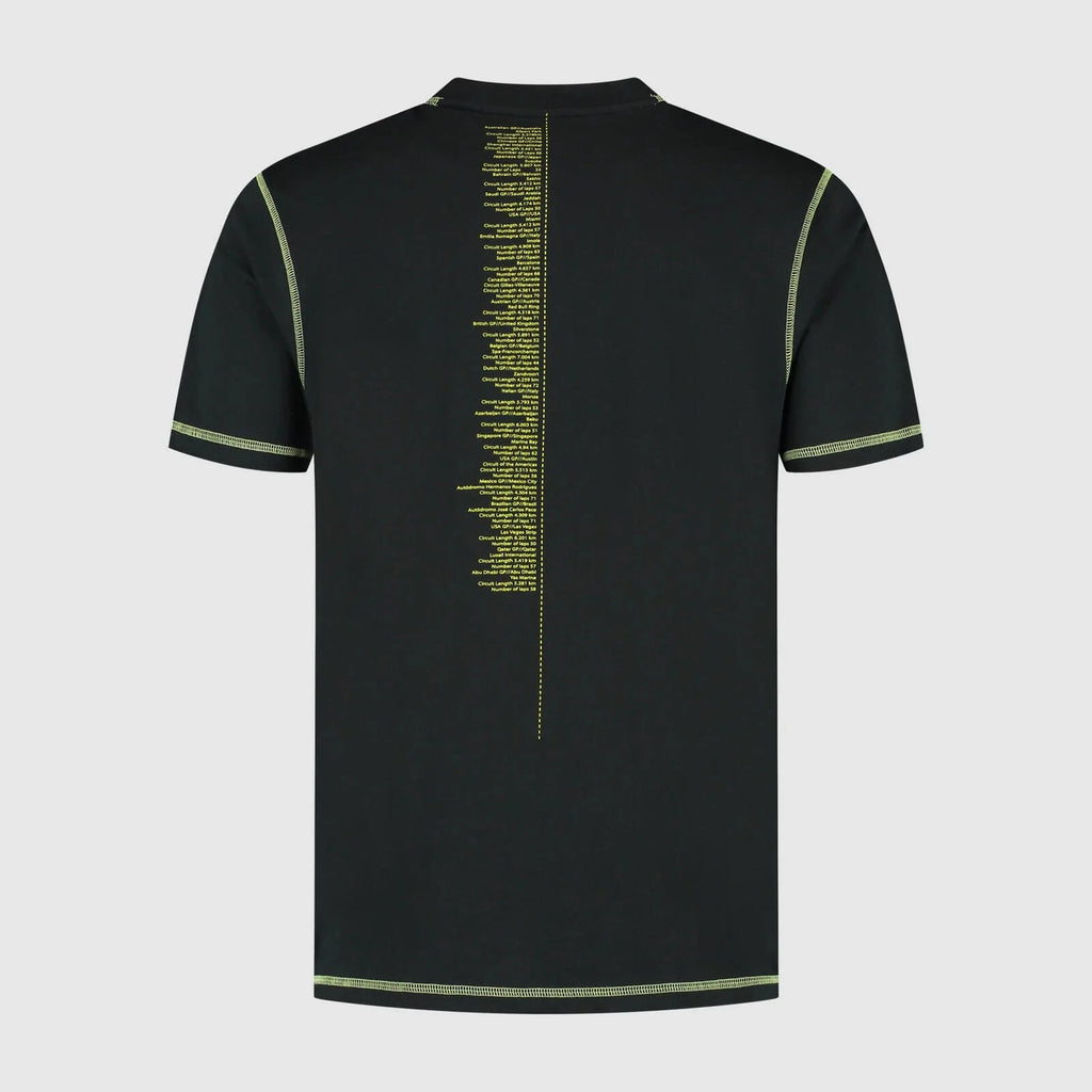 Aston Martin F1 Men's Data Graphic T-Shirt - Black T-shirts Aston Martin F1 