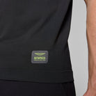 Aston Martin F1 Tech Men's Seamless Polo Shirt - Black Polos Aston Martin F1 