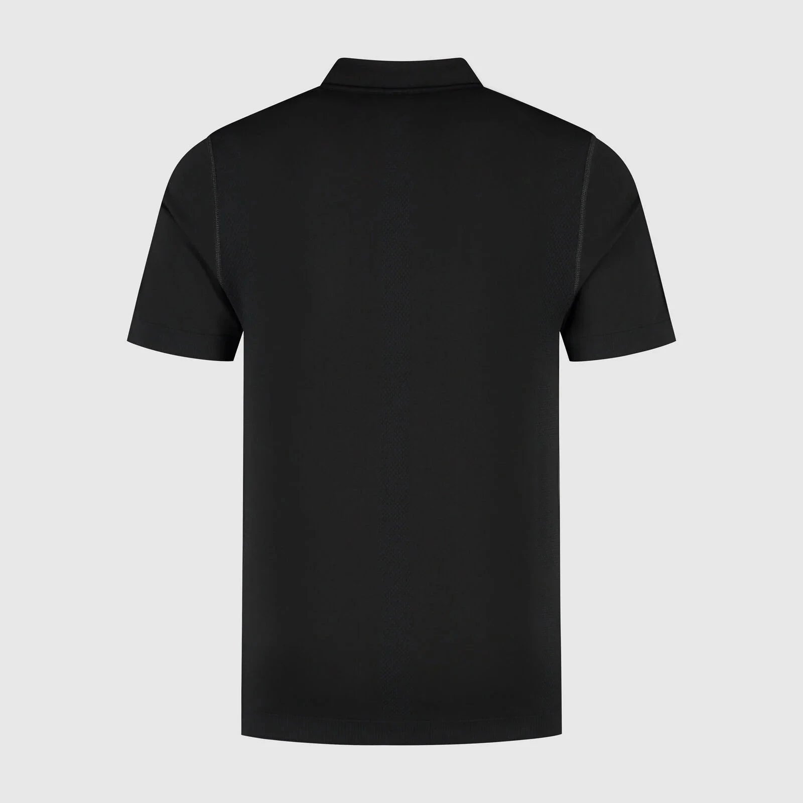 Aston Martin F1 Tech Men's Seamless Polo Shirt - Black Polos Aston Martin F1 
