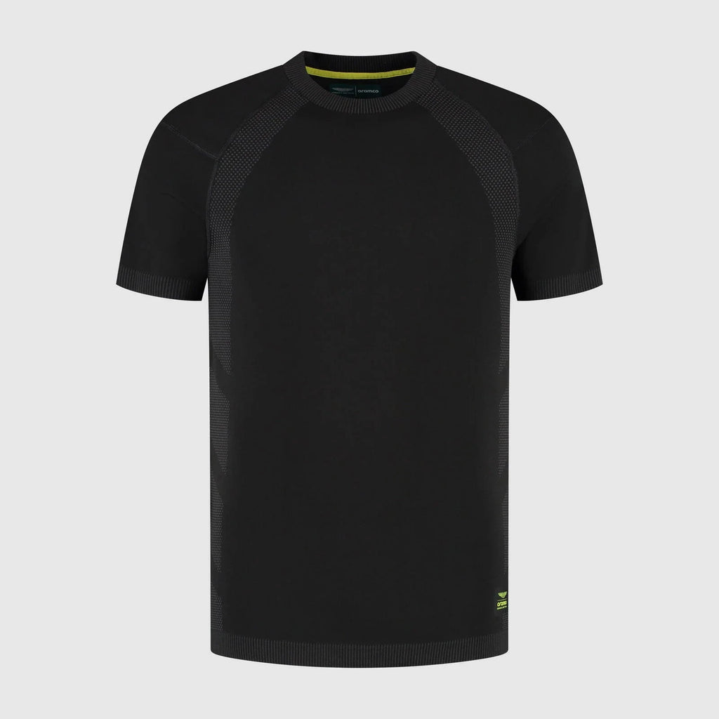 Aston Martin F1 Tech Men's Seamless T-Shirt - Black T-shirts Aston Martin F1 