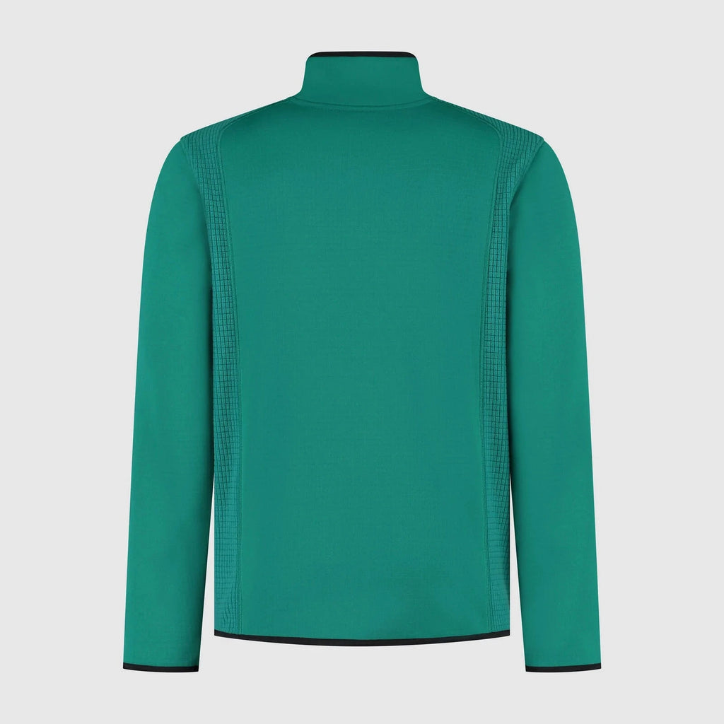 Aston Martin F1 Tech Men's 1/4 Zip Sweater - Green Sweaters Aston Martin F1 