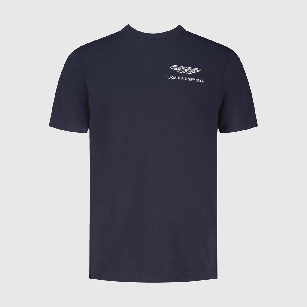 Aston Martin F1 Lance Stroll Lifestyle T-Shirt - Navy T-shirts Aston Martin F1 