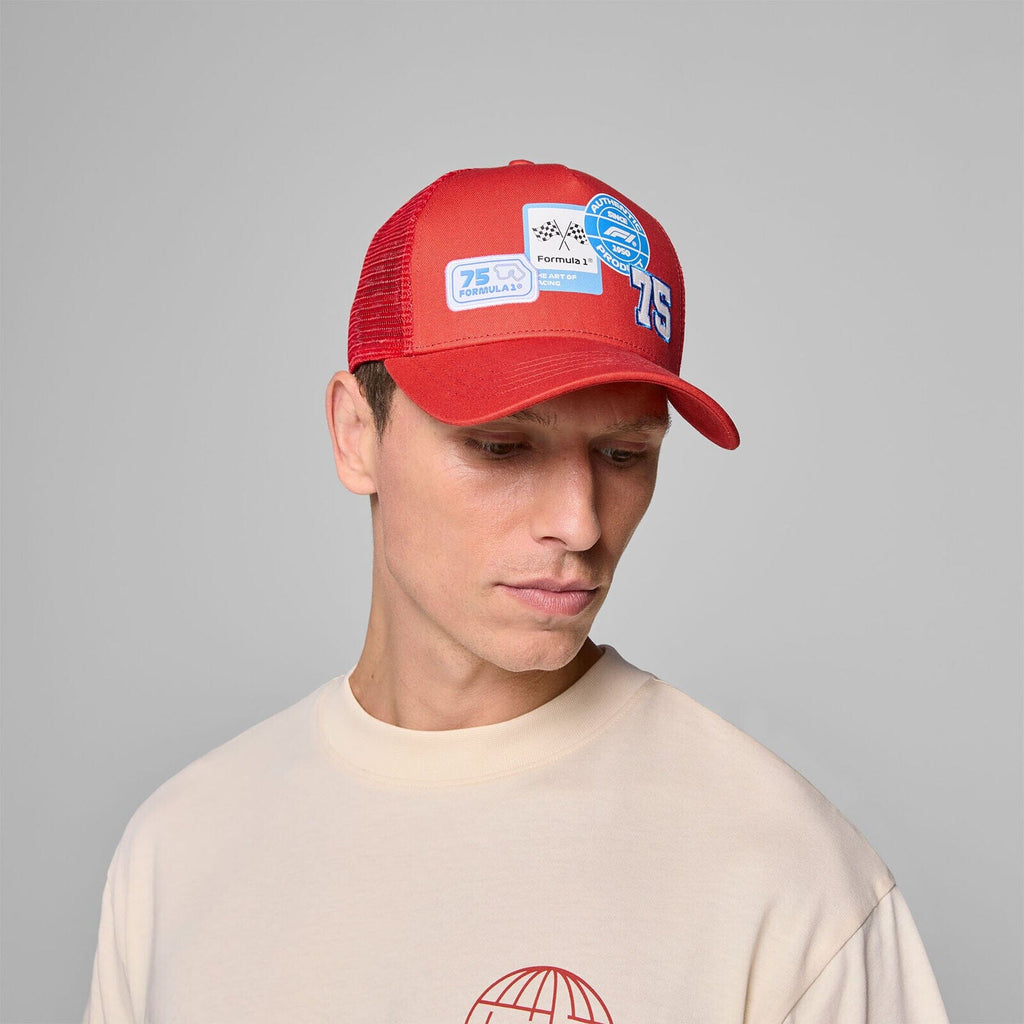 Formula 1 Tech Collection F1 Heritage Trucker Hat - Red Hats Formula 1 