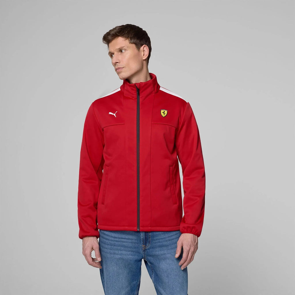 Scuderia Ferrari F1 Men's Softshell Jacket -Dark Cherry/Puma Black Jackets Scuderia Ferrari 