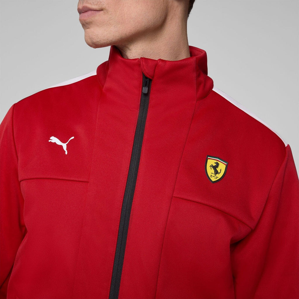 Scuderia Ferrari F1 Men's Softshell Jacket -Dark Cherry/Puma Black Jackets Scuderia Ferrari 