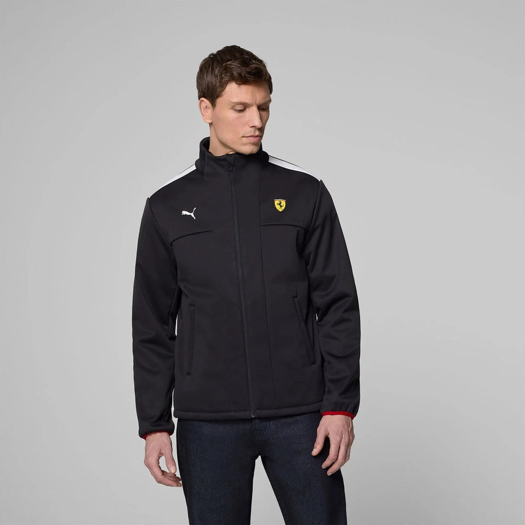 Scuderia Ferrari F1 Men's Softshell Jacket -Dark Cherry/Puma Black Jackets Scuderia Ferrari 