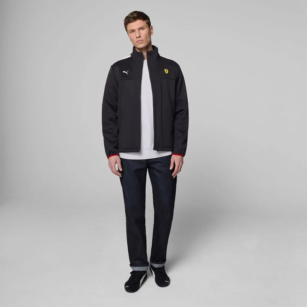 Scuderia Ferrari F1 Men's Softshell Jacket -Dark Cherry/Puma Black Jackets Scuderia Ferrari 