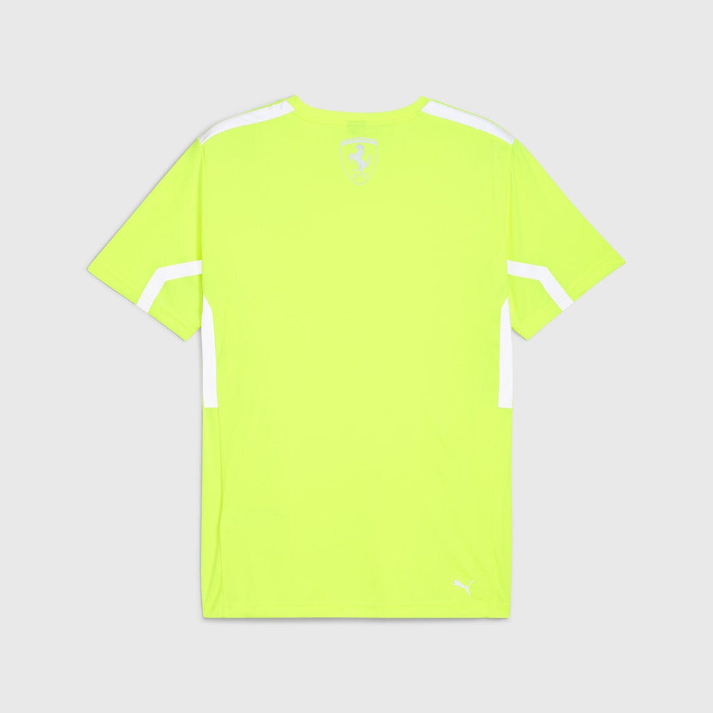 Scuderia Ferrari F1 2025 Men's Team Set Up T-Shirt - Safety Yellow T-shirts Scuderia Ferrari 