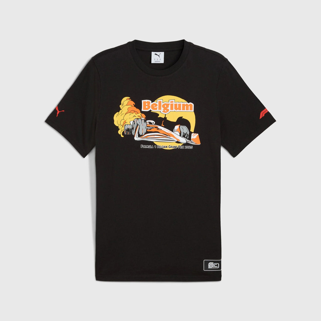Formula 1 Tech Collection F1 Belgium GP T-Shirt - Black T-shirts Formula 1 