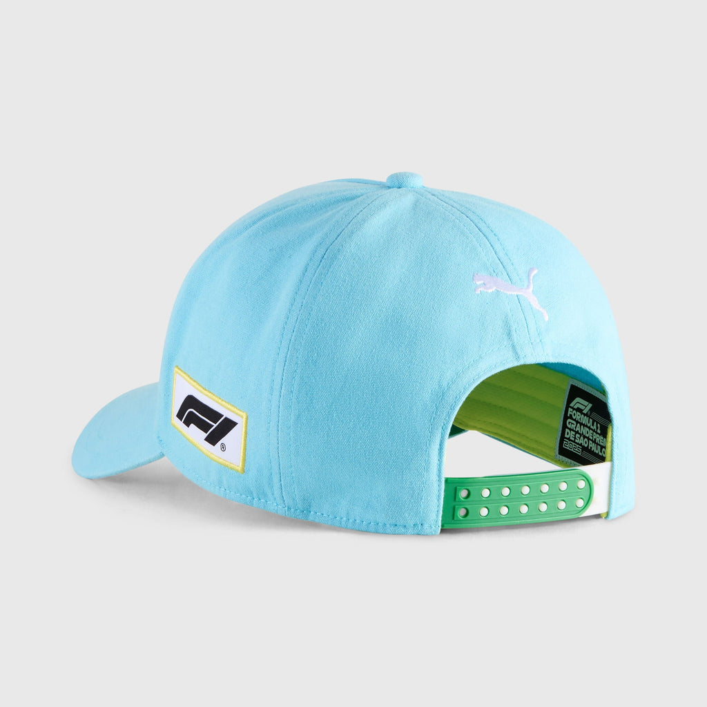Formula 1 Tech Limited Edition Brazil GP Hat - Aqua/Black Hats Formula 1 
