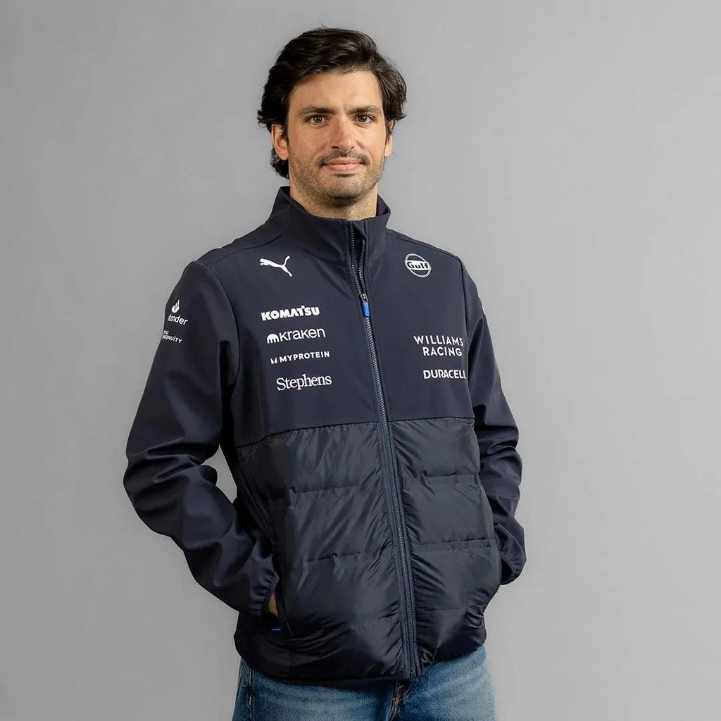 Williams Racing F1 2025 Team Hybrid Jacket - Navy Jackets Williams Racing 