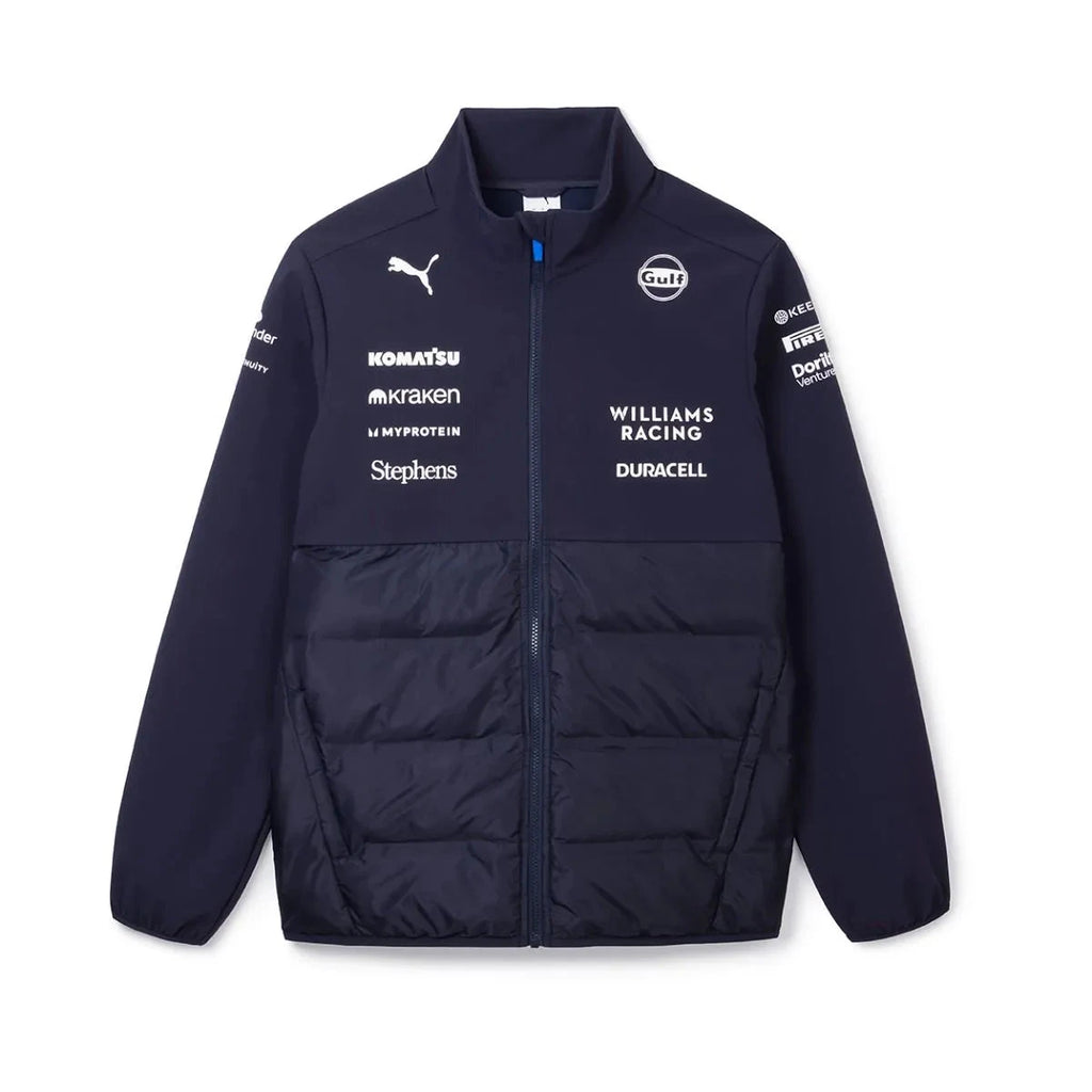 Williams Racing F1 2025 Team Hybrid Jacket - Navy Jackets Williams Racing 
