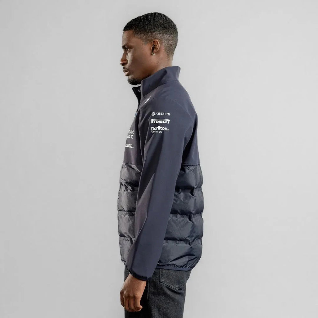 Williams Racing F1 2025 Team Hybrid Jacket - Navy Jackets Williams Racing 