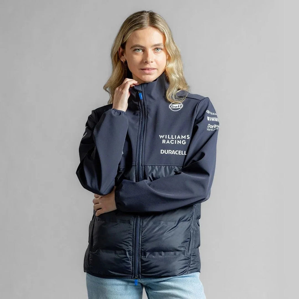 Williams Racing F1 2025 Team Hybrid Jacket - Navy Jackets Williams Racing 
