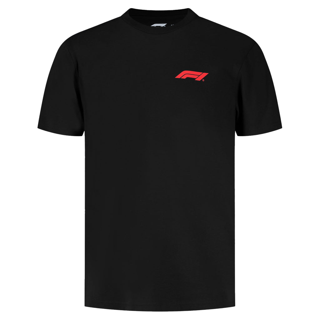 Formula 1 Tech Collection F1 Small Logo T-Shirt - Black T-shirts Formula 1 