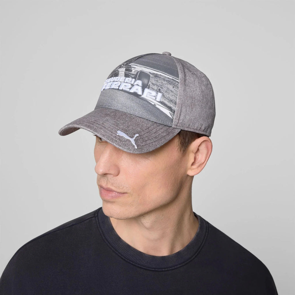Scuderia Ferrari F1 Puma Graphic Car Hat - Gray Hats Scuderia Ferrari 