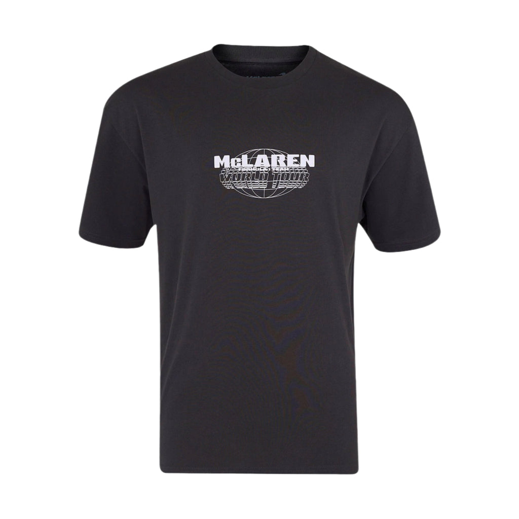 McLaren F1 Kids Core World Tour Graphic T-Shirt - Youth White/Phantom T-shirts McLaren-Castore S Gray 