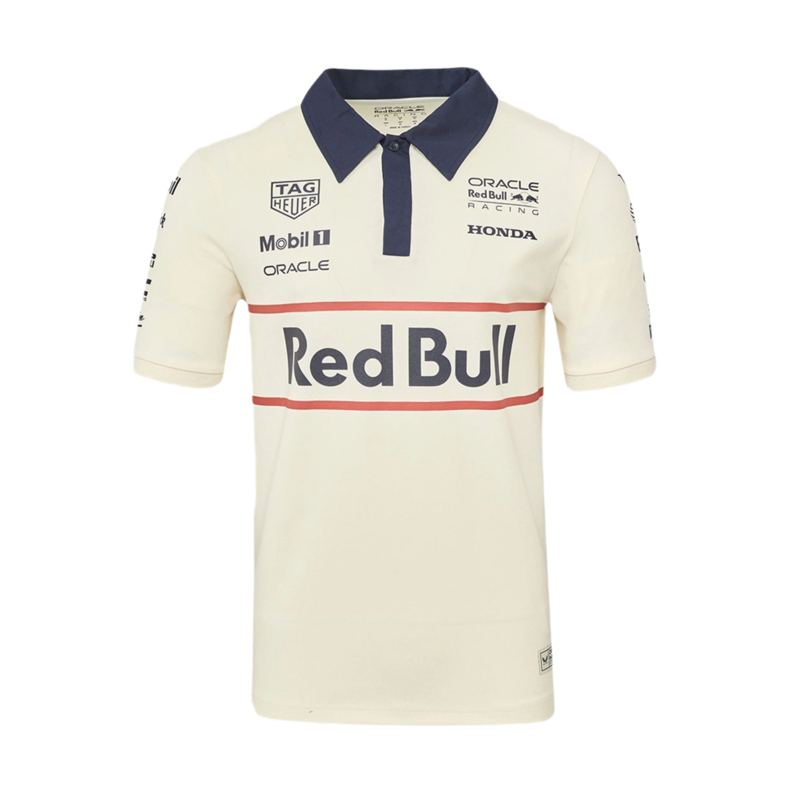 Red Bull Racing F1 Heritage Team Polo Shirt - Egret Polos Red Bull Racing 