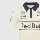 Red Bull Racing F1 Heritage Team Polo Shirt - Egret Polos Red Bull Racing 