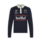 Red Bull Racing F1 Heritage Team Long Sleeve Polo Shirt - Navy Polos Red Bull Racing 