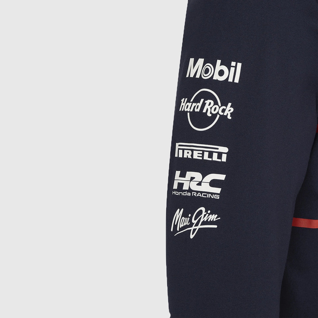 Red Bull Racing F1 Heritage Team Long Sleeve Polo Shirt - Navy Polos Red Bull Racing 