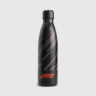 Formula 1 Tech F1 Stainless Steel Water Bottle - True Black Drinkware Formula 1 