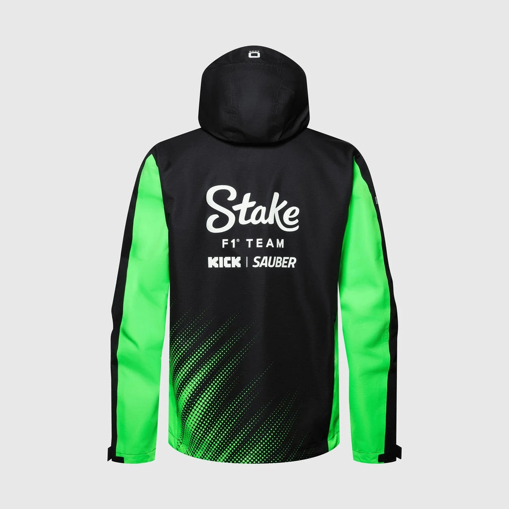 Stake F1 Kick Sauber 2025 Team Rain Jacket - Black Sweatshirt Stake F1 Kick Sauber 