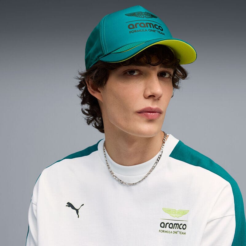 Aston Martin F1 Fanwear Baseball Hat - Green Lux/Puma Black – CMC
